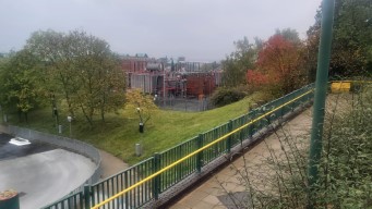 An electrical substation